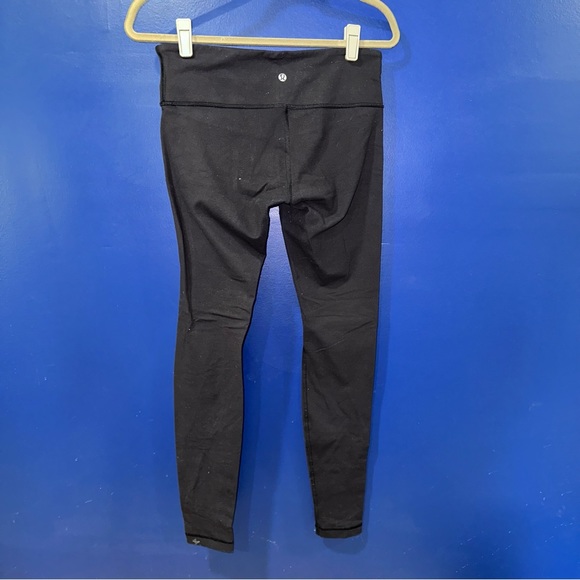 Lululemon Black Leggings Size 8 - Picture 7 of 10